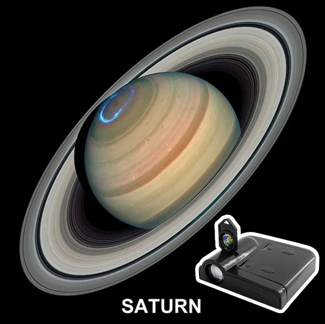 Galaxy Moon Projector Lamp - Aurora Night Light with Multiple Color Modes