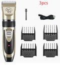 Professional Pet Grooming Clippers - USB Rechargeable Low Noise Hair Trimmer Kit